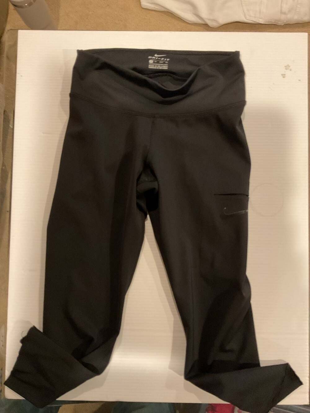 Nike Dri-FIT Power Hyper Training Crop Leggings with Side Pocket
